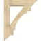 Ekena Millwork Merced Traditional Rough Sawn Bracket w/ Offset Brace, Douglas Fir, 8"W x 34"D x 42"H BKT0806X34X42MRC01RDF - alternate 3